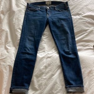 Current Elliot low rise, crop, skinnies. Size 27.